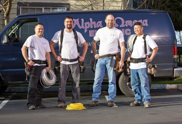 Alpha and Omega Electric Crew and Truck